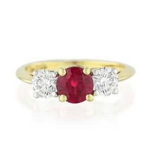 Tiffany & Co. Estate Ruby and Diamond Ring